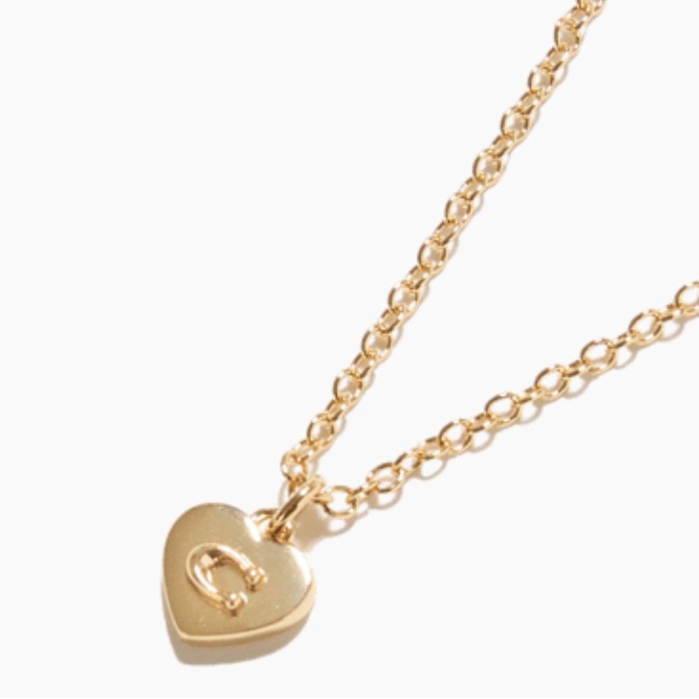 COACH Necklace with Heart-Shaped Pendant 💛 BRAND NEW IN ORIGINAL PACKAGING 💛